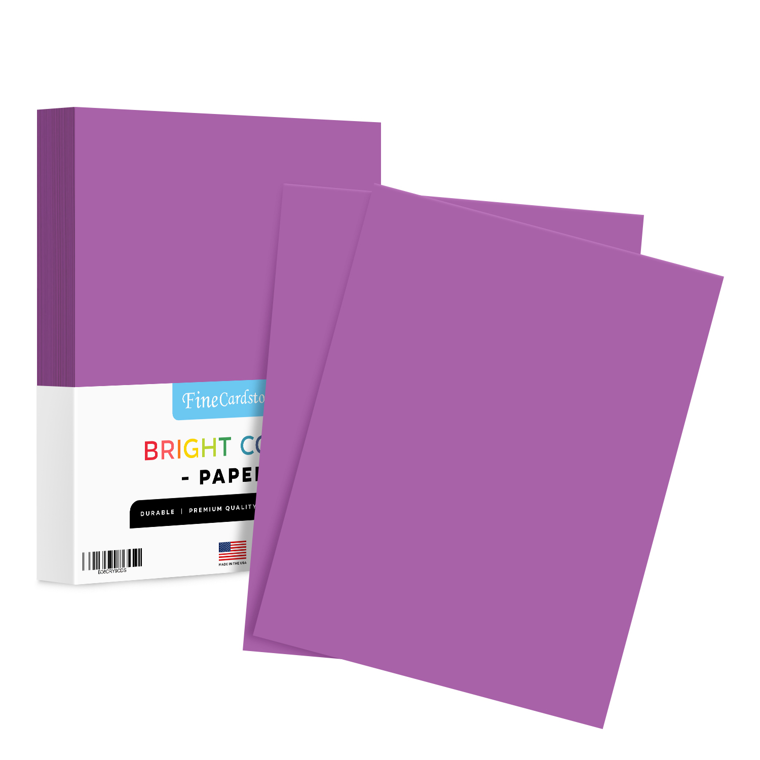 8.5 x 11 Violet Color Paper Smooth, for School, Office & Home Supplies,  Holiday Crafting, Arts & Crafts | Acid & Lignin Free | Regular 20lb Paper 